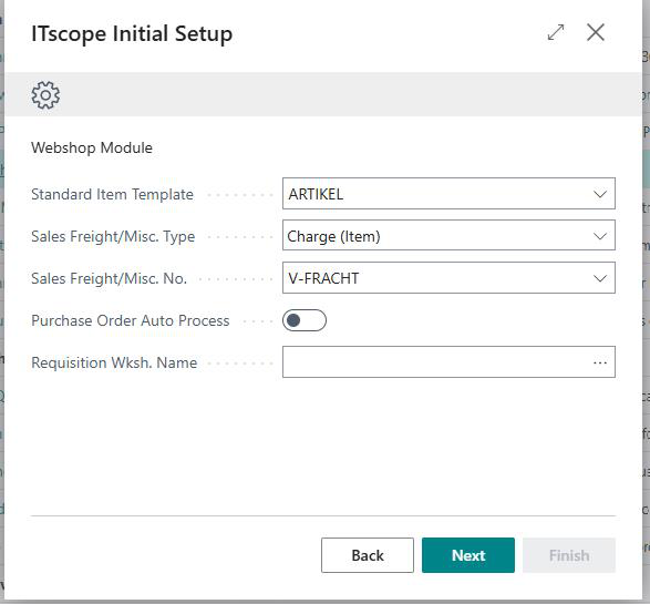 Webshop Module